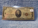 1929 $20. NATIONAL CURRENCY NOTE GALION, OH. CHARTER# 419