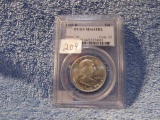 1960D FRANKLIN HALF PCGS MS64 FBL