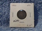 1890 SEATED DIME VF+