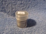 ROLL OF 20 WALKING LIBERTY HALVES