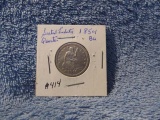 1854 SEATED QUARTER XF