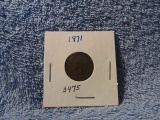 1871 INDIAN HEAD CENT VG