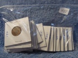 17 INDIAN HEAD CENTS XF-AU