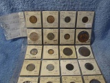 20 WORLD COINS (4-SILVER)