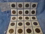 20 GREAT BRITAIN LARGE CENTS