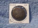 1827/6 BUST HALF XF