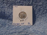 1913 BARBER DIME BU