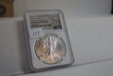 2020 SILVER EAGLE P MINT EMERGENCY PRODUCTION NGC