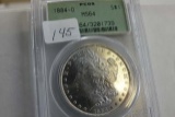 1884O MORGAN DOLLAR PCGS MS64