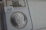 1881S MORGAN DOLLAR NGC MS62