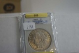 1892O MORGAN DOLLAR IN SGS MS66 HOLDER