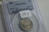 1898 V-NICKEL PCGS MS62