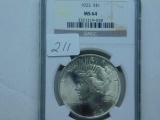 1923 PEACE DOLLAR NGC MS64