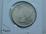 1924 PEACE DOLLAR AU