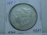 1887 MORGAN DOLLAR XF