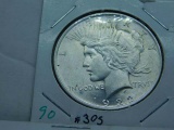 1922 PEACE DOLLAR BU