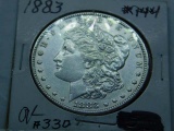 1883 MORGAN DOLLAR AU