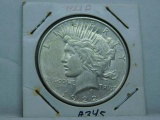 1922D PEACE DOLLAR AU