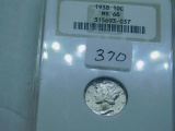 1938 MERCURY DIME NGC MS66