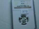 1940 MERCURY DIME NGC MS66