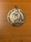 St. Charles Borromeo Sterling Silver Pendant, approx the size of a quarter