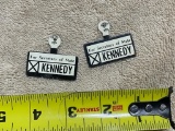 2- Kennedy for Secretary of State pins