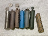 7 rolls of assorted pre 64 Jefferson nickels