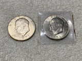 Pair of 1971 Eisenhower Dollars