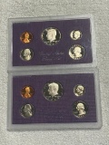 2- 1985 United States Proof Sets, no envelope/ sleeve included