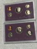 2- 1988 United States Proof Sets, no envelope/ sleeve included