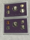 2- 1991 United States Proof Sets, no envelope/ sleeve included