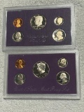 1985 and 1991 United States Proof Sets, no envelope/ sleeve included