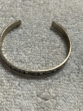Sterling Silver Bracelet, weighs 14 grams total weight
