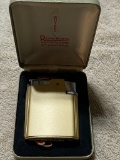 Ronson Varaflame Butane Pocket Cigarette lighter in original snap case, NIB