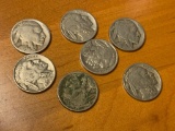 1926, 1927, 1928, 1934D, 1935, 1936 and 1937 Buffalo Nickels