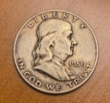1950 Franklin 90% Silver Half Dollar