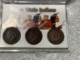 3- Indianhead Cents in snap case
