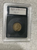 1859 Indianhead Cent, in snap case