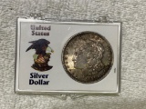 1921 Morgan Silver Dollar in snap case