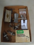 RCBS powder trickler and other supplies and dies