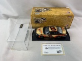 Dale Earnhardt Jr Action 24kt gold stock Car - D.M.P  - 1:24 scale