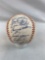 Cleveland Indians Team Ball 25+ signatures, 1995-1997 Season, in a holder