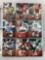 4 football sets in a binder: '93 SkyBox (2), Score Select, Impact,