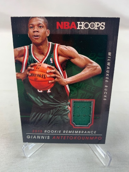 Giannis Antetokounmpo 2013 Rookie Rememberance Jersey Card