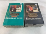 1990-91 skybox basketball wax box - series 1 and 2
