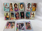 1976-1977 Topps basketball Tall Boys, 17 total cards w/ Bill Bradley, Bill Walton, Rick Berry