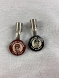 Vintage Cleveland Indians Larry Doby & Ken Keltner pencil clips