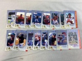 Rookie baseball signed lot of 16 individually signed and numbered factory authentic