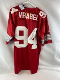 Mike Vrabel signed Ohio State Legions jersey, Ohio Sports Group cert