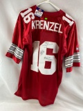 Craig Krenzel signed OSU jersey, also with AJ Hawk and Andy Groom, Ohio Sports Group